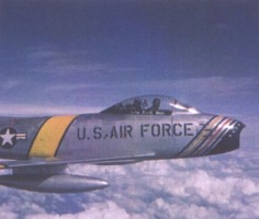U.S. Air Force fighter aircraft in flight